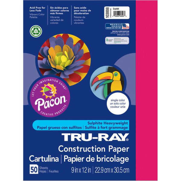 PAC103008 Tru-Ray Construction Paper