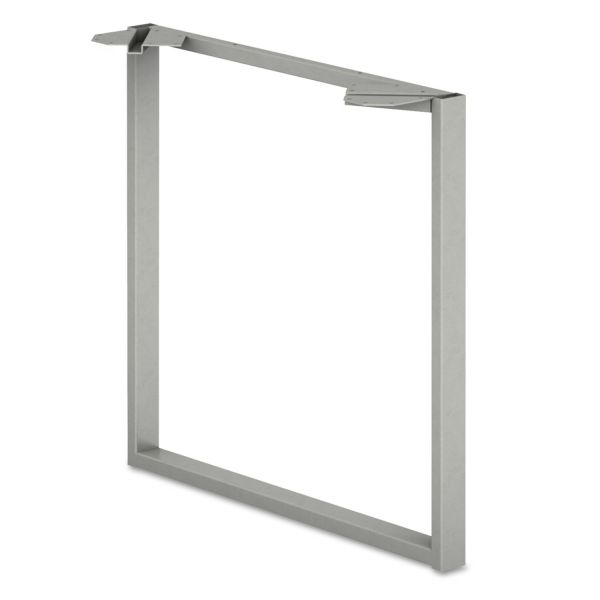 HONVSL30LT HON Voi O-Leg Support for Worksurface, 30d x 28-1/2h, Platinum Metallic