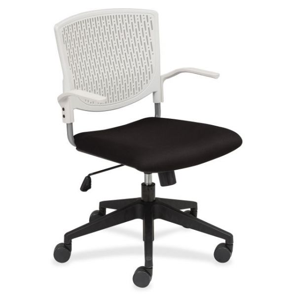 LLR25953 Lorell Plastic Back Task Chair