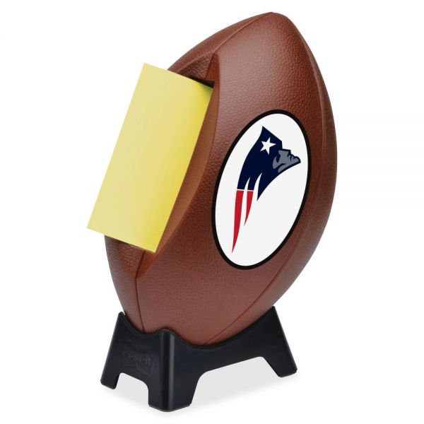MMMFB330NE Post-it New England Patriots NFL Football Shaped Pop-up Note Dispenser