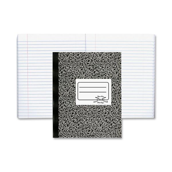 RED43461 National Composition Book, College/Margin Rule, 10 x 7 7/8, White, 80 Sheets
