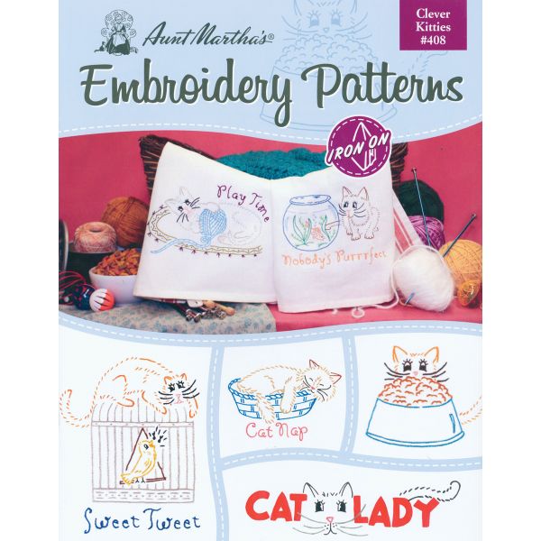 NOTM051325 Aunt Martha's Iron-On Transfer Book