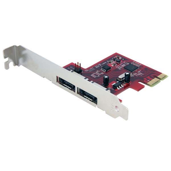 SYNX2681986 StarTech.com 2 Port SATA 6 Gbps PCI Express eSATA Controller Card