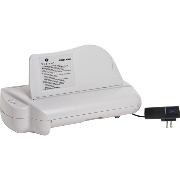 Sparco Electric Three-Hole Punch - SPR96003