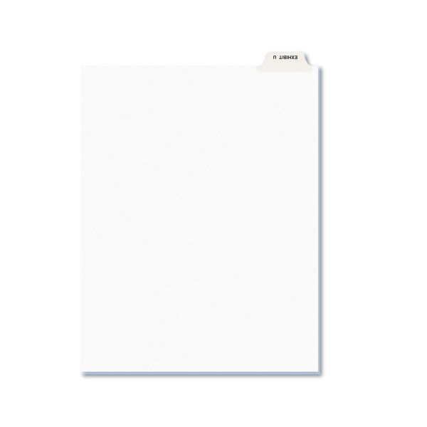 AVE12394 Avery Avery-Style Preprinted Legal Bottom Tab Dividers, Exhibit U, Letter, 25/Pack