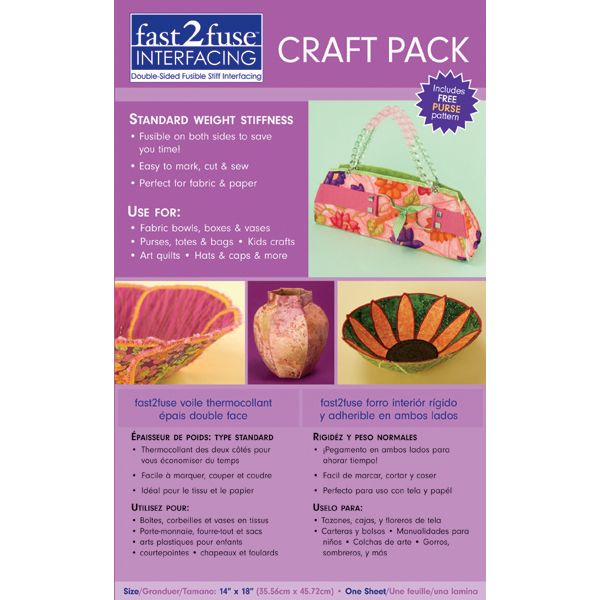 NOTM084428 Fast2fuse Craft Pack Interfacing Regular Weight