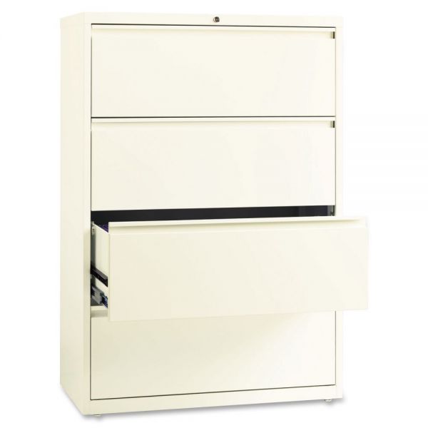 LLR22953 Lorell 4 Drawer Lateral File Cabinet