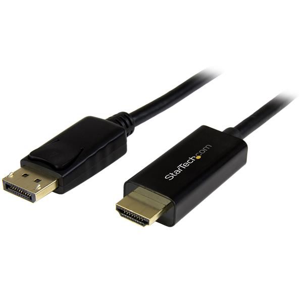 SYNX4171061 StarTech.com DisplayPort to HDMI converter cable - 6 ft (2m) - 4K