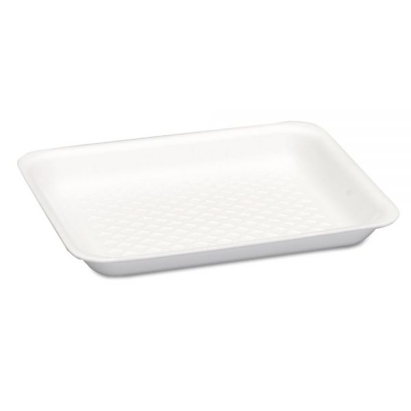 GNPW1008HP2Y Genpak Supermarket Trays, Foam, Yellow, 10 3/8 x 8 1/4 x 1 1/4, 100/Bag, 4 Bags/Carton