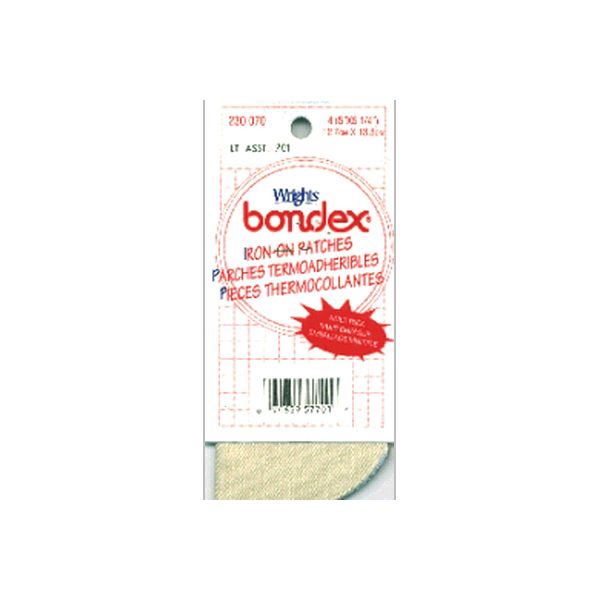 NOTM100433 Bondex Iron-On Patches 5"X5-1/4" 4/Pkg