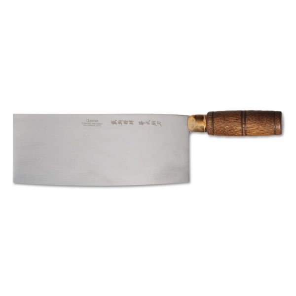 DXX08040 Dexter Chinese Chef's Knife, Rosewood Handle w/Steel Blade, 8" x 3.2"
