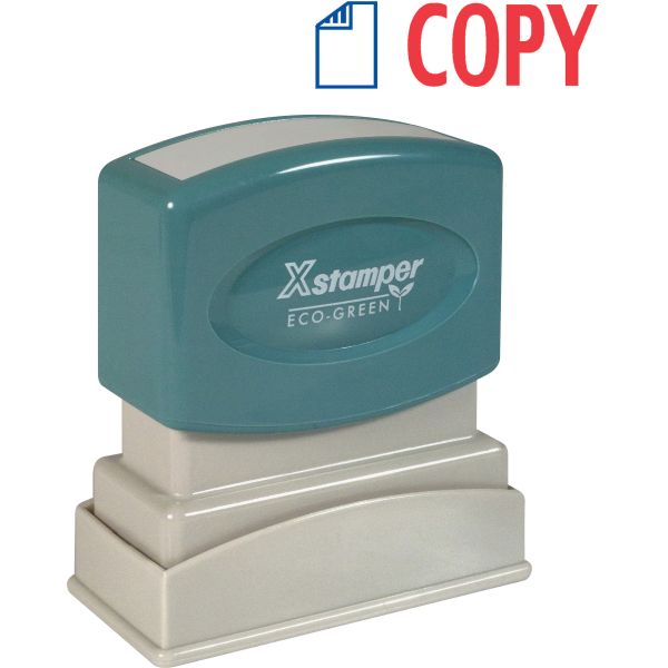 XST2022 Xstamper Red/Blue COPY Title Stamp