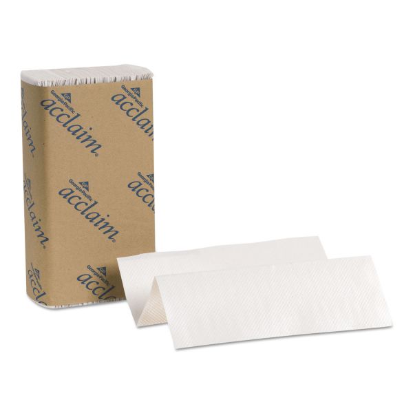 GPC20204 Georgia Pacific Professional Multifold Paper Towel, 9 1/4 x 9 1/2, 1-Ply, White, 250 Sheets/Pack, 16 Packs/Carton
