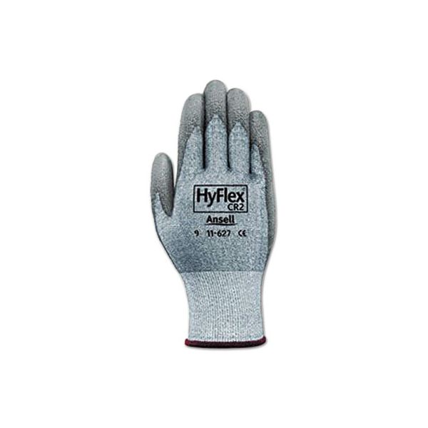 ANS1162710 AnsellPro HyFlex 627 Light-Duty Gloves, Size 10, Dyneema/Lycra/Polyurethane, GY, 12 Pairs