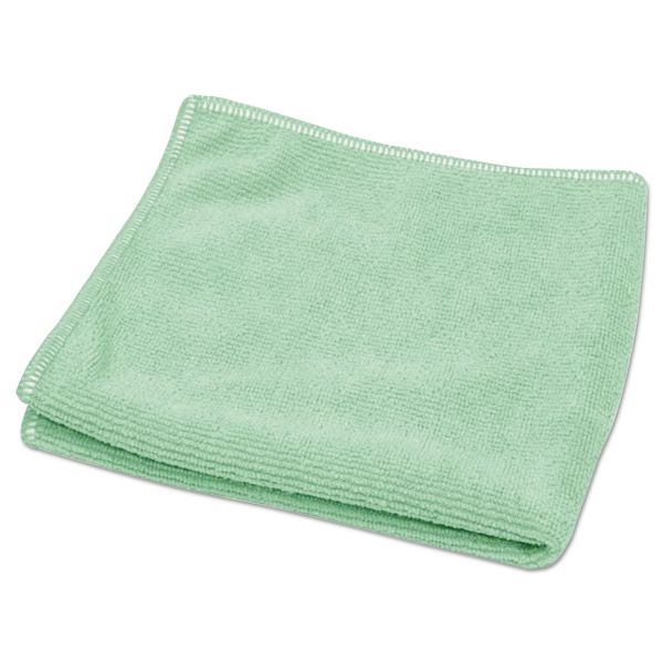 DVO5787412 Diversey TASKI Microstandard Cloths, Green, 12 1/2" x 12 1/2", 20/Pack