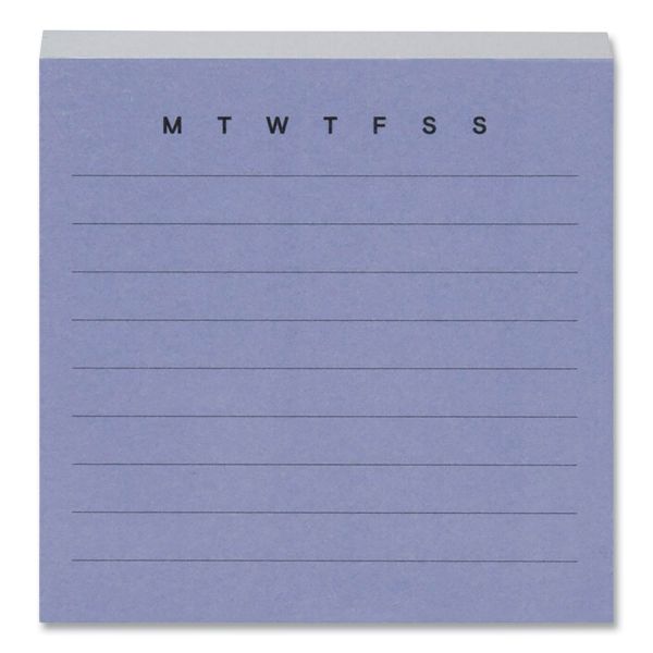 Noted by Post-it Brand Lined Adhesive Notes, Note Ruled, 3" x 3", Blue ...