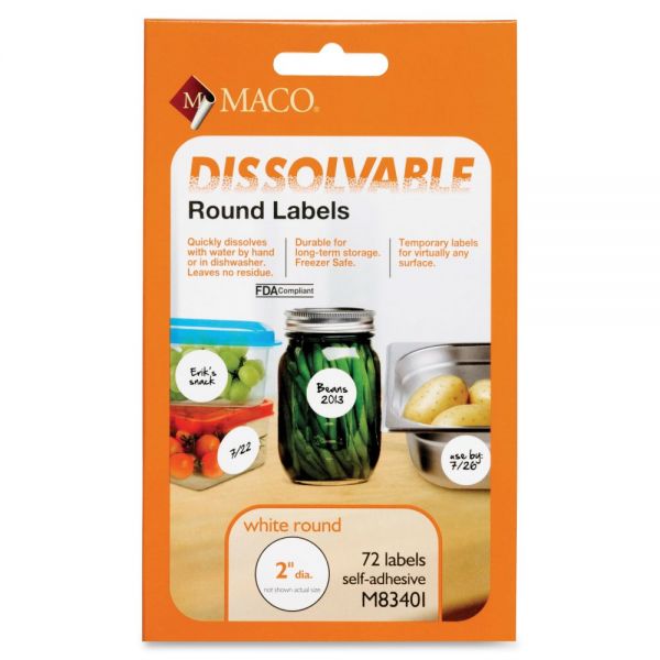MACM83401 Maco Dissolvable Labels