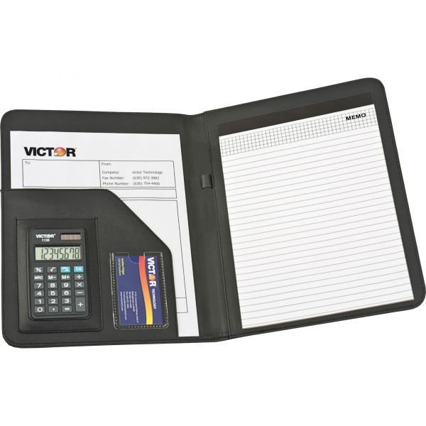VCT1135BLK Victor Professional Pad Holders with Calculators