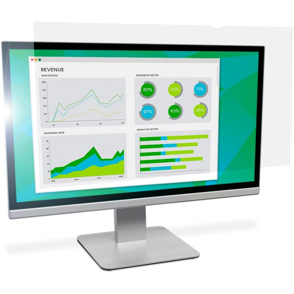 MMMAG190W 3M Antiglare Flatscreen Frameless Monitor Filters for 19" Widescreen LCD, 16:10