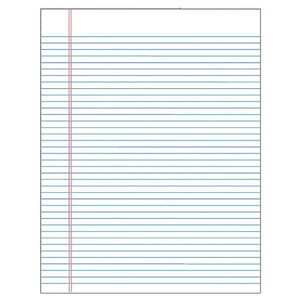 TOP7525 TOPS Glue - Top Wide Ruled Legal Pads - Letter