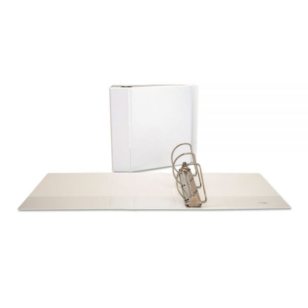 UNV20997 Universal Economy 3-Ring View Binder, 5" Capacity, Slant Ring, White