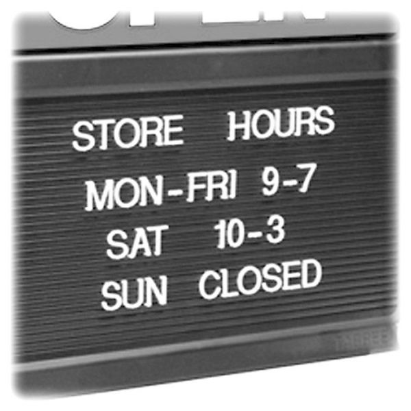 USS3729 Headline Open/Close Sign Assorted Letters
