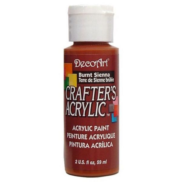 NOTM135484 Deco Art Crafter's Acrylic Burnt Sienna Acrylic Paint