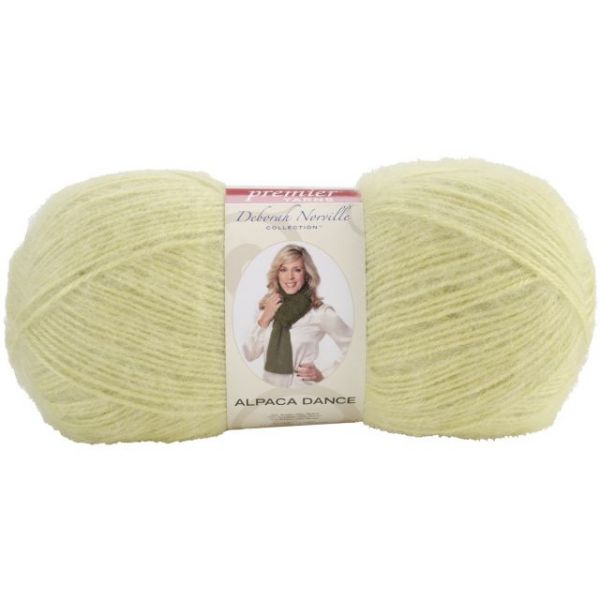 NOTM061785 Deborah Norville Collection Alpaca Dance Yarn - Lemon-Lime