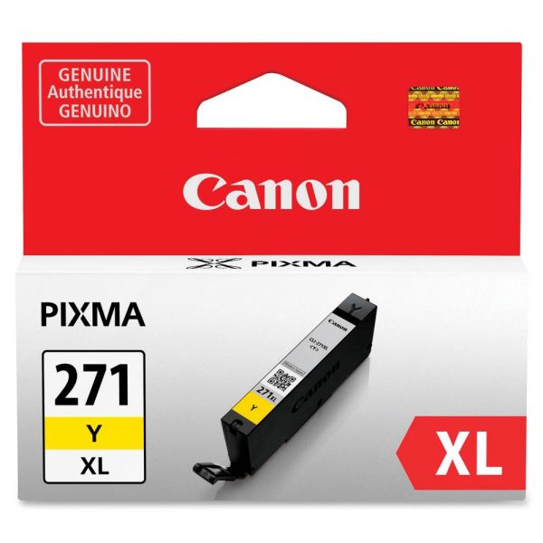 CNMCLI271XLY Canon CLI-271 High Yield Yellow Ink Cartridge (CLI271XLY)