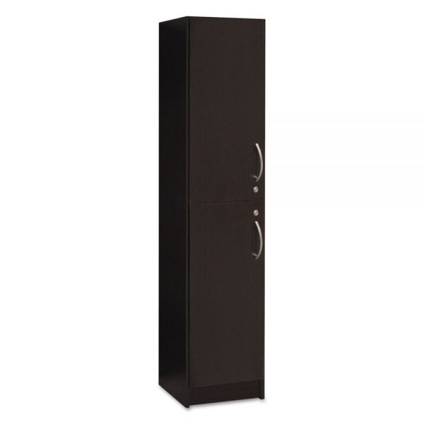 AAPBR202GY Alera Plus Base Cabinet, Two Door Pantry, 14 3/4 x 19 5/8 x 76 1/4, Gray/Granite Nebula