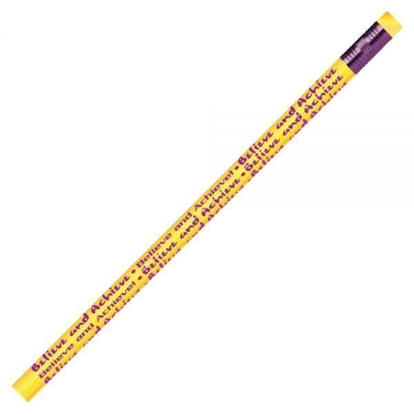 MPD52032B Moon Products Believe And Achieve Themed Pencils