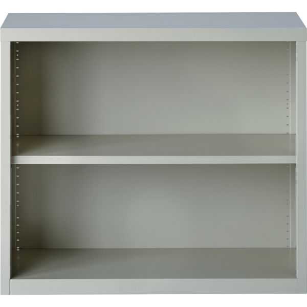 LLR41280 Lorell Fortress Series 2-Shelf Steel Bookcase