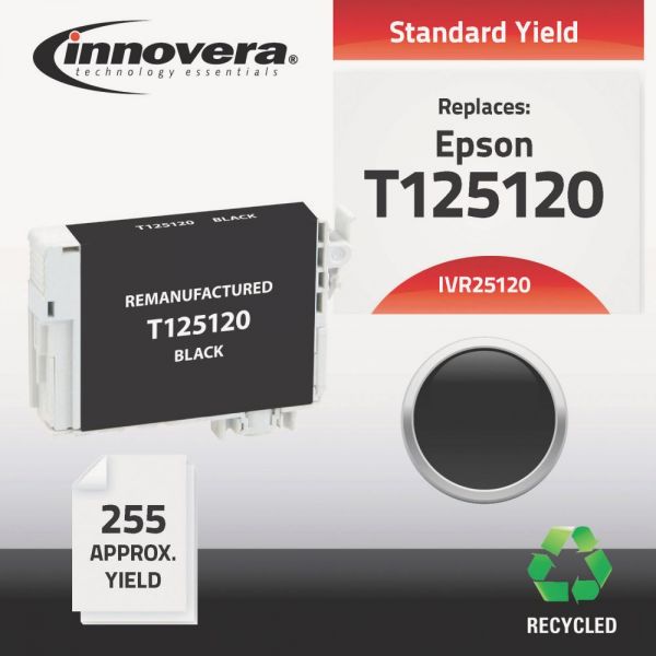 IVR25120 Innovera Remanufactured T125120 (125) Ink, Black