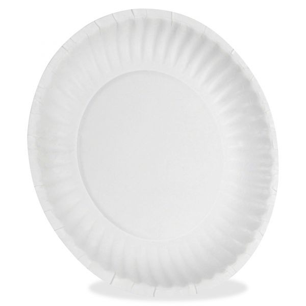 DXE702622WNP6 Dixie White Paper Plates, 6" dia, 500/Packs, 2 Packs/Carton