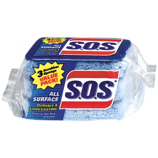 CLO91028 S.O.S. Scrubbing Sponges