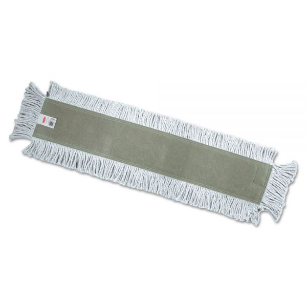 RCPL15512WHI Rubbermaid Commercial Dust Mop Heads, Blended, White, 36 x 5, Cut-End, Blended Yarn, 12/Carton