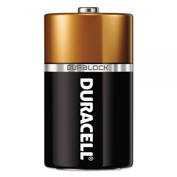 DURMN1300BKD Duracell CopperTop Alkaline Batteries, D, 72/CT