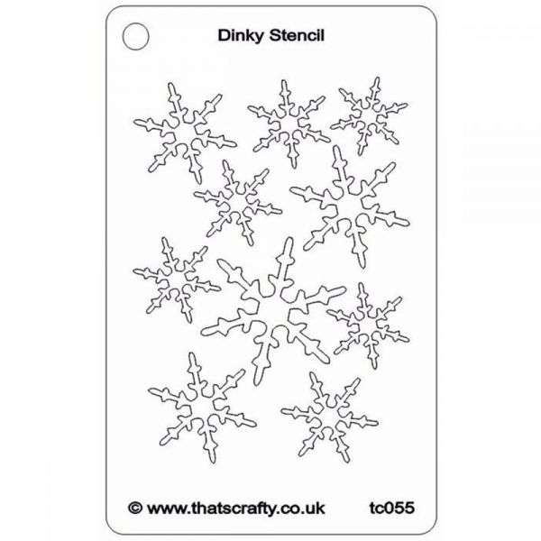 NOTM370065 That's Crafty Dinky Stencil 3"X4.75"