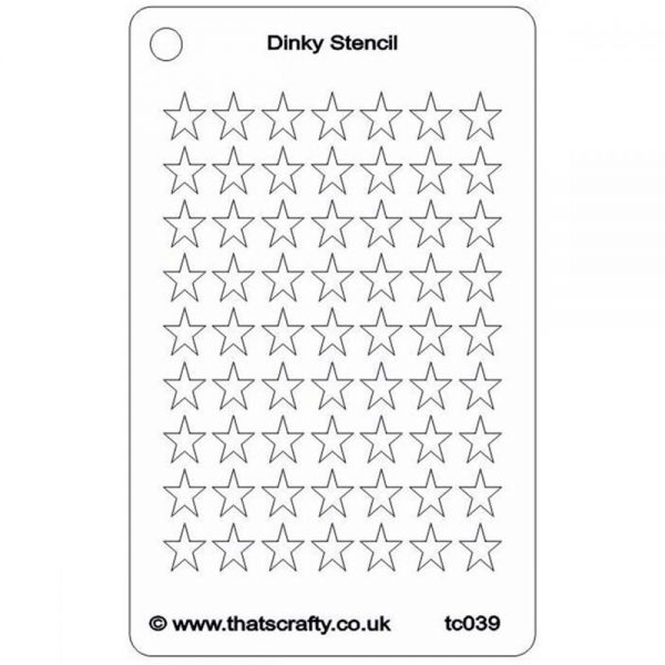 NOTM370040 That's Crafty Dinky Stencil 3"X4.75"