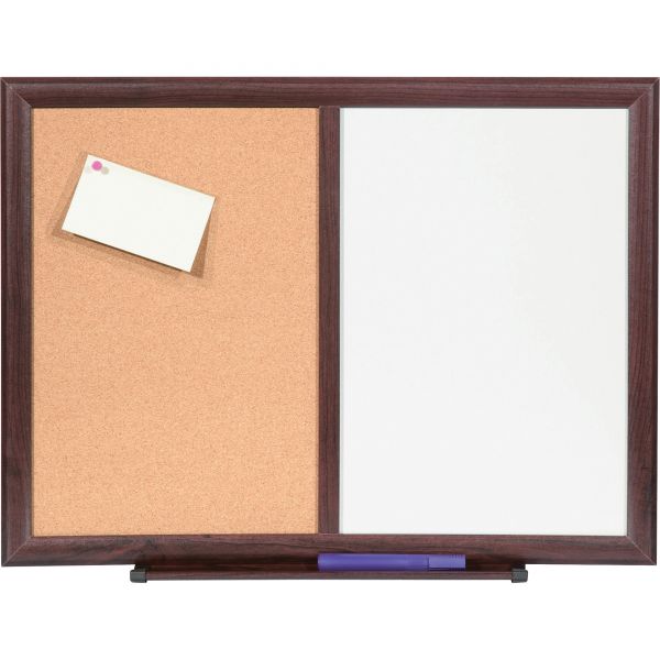 LLR84270 Lorell Combo Dry-Erase/Bulletin Board