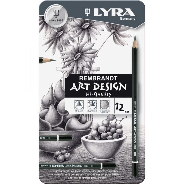 DIX1111120 Lyra Graphite Art Pencils