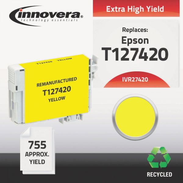 IVR27420 Innovera Remanufactured T127420 (127) Ink, Yellow