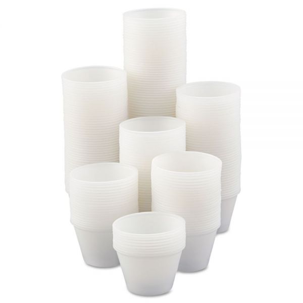 DCCP400N Dart Polystyrene Portion Cups, 4oz, Translucent, 250/Bag, 10 Bags/Carton