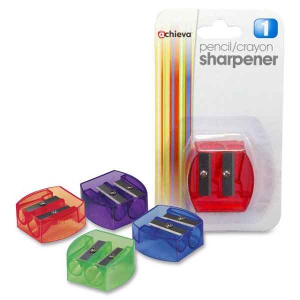 OIC30230 OIC Dual Purpose Manual Pencil & Crayon Sharpener
