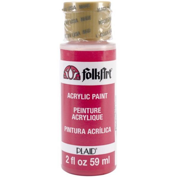 NOTM130616 Folk Art Apple Red Acrylic Paint