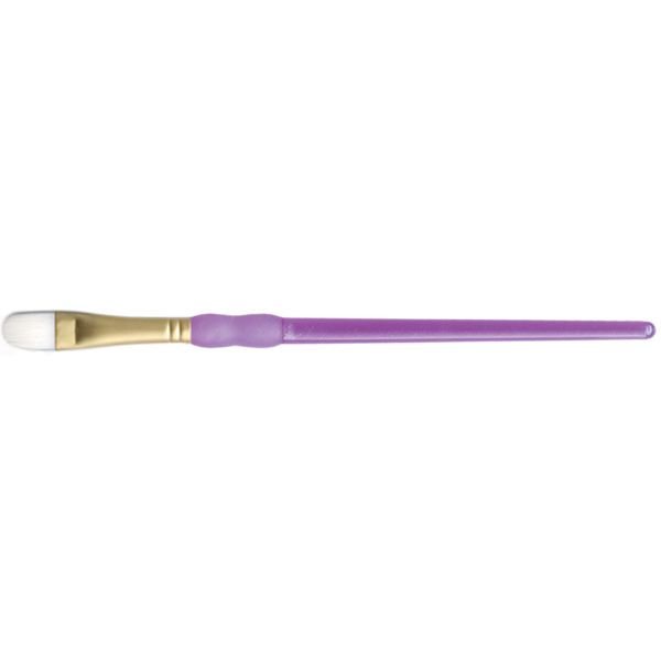 NOTM303405 Crafter's Choice White Taklon Filbert Brush