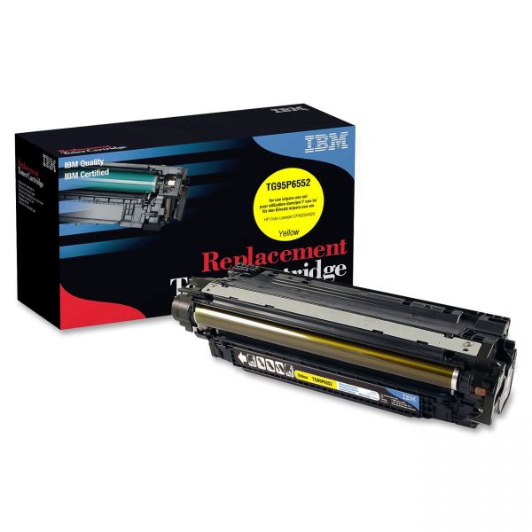 IBMTG95P6552 IBM Remanufactured HP CE262A Yellow Toner Cartridge