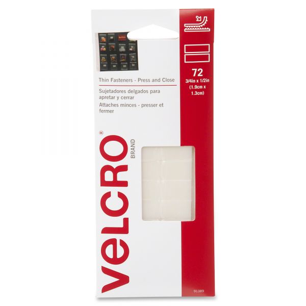 VEK91389 Velcro Hook to Hook Fasteners, Clear