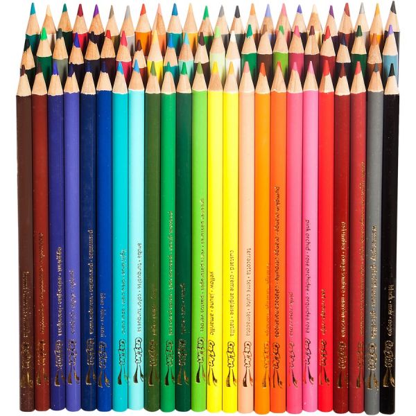 Cra-Z-Art Colored Pencils, 72 Assorted Lead and Barrel Colors, 72