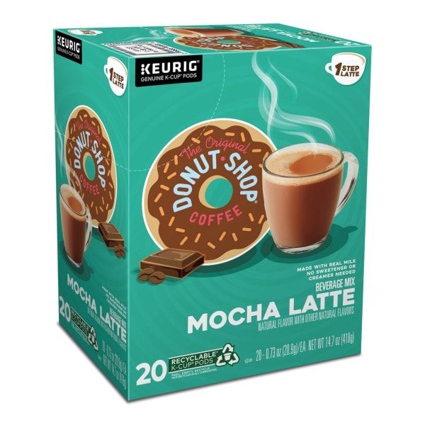 original donut shop mocha latte
